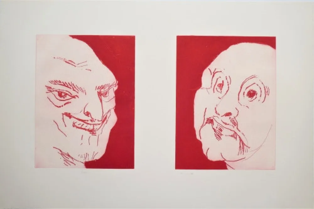 彫版 Schütte - Alte Freunde (Old friends) 2