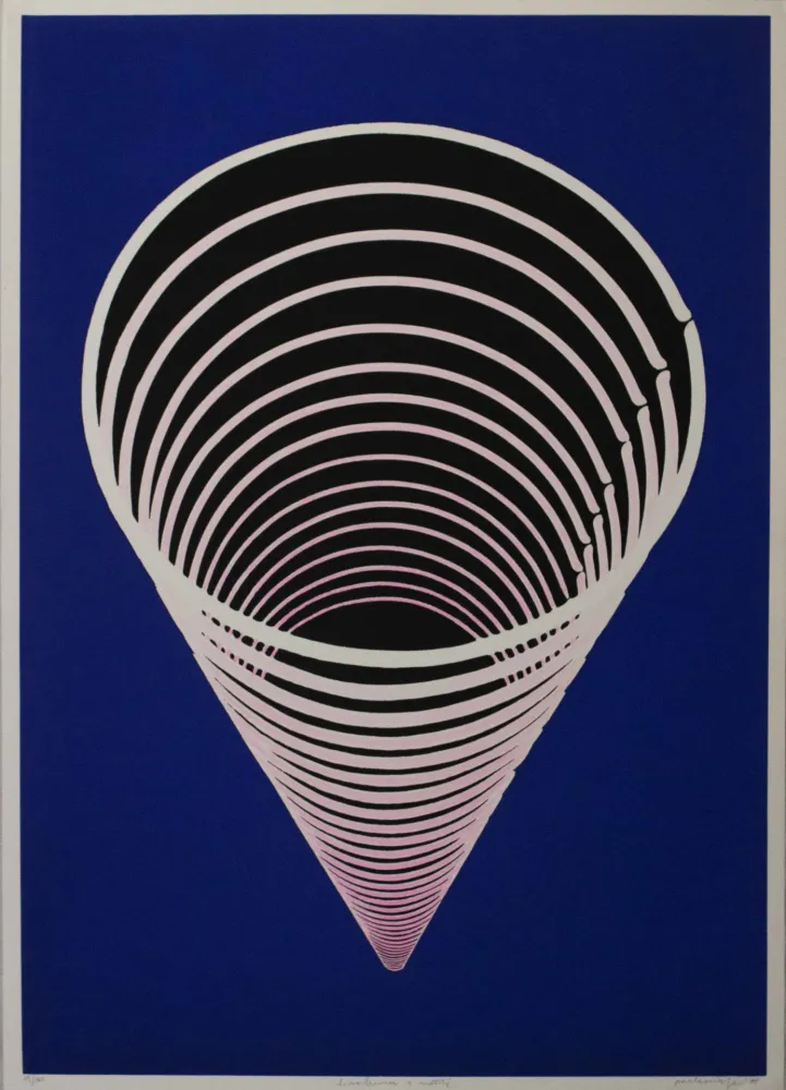 リノリウム彫版 Scirpa - Untitled