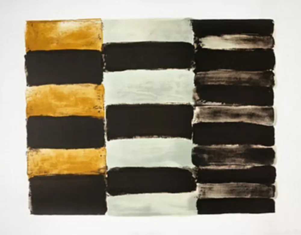 リトグラフ Scully - Paris Black