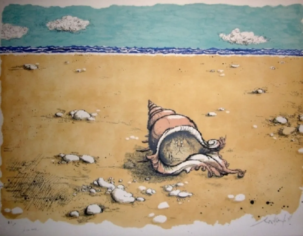 リトグラフ Searle - I am lonely