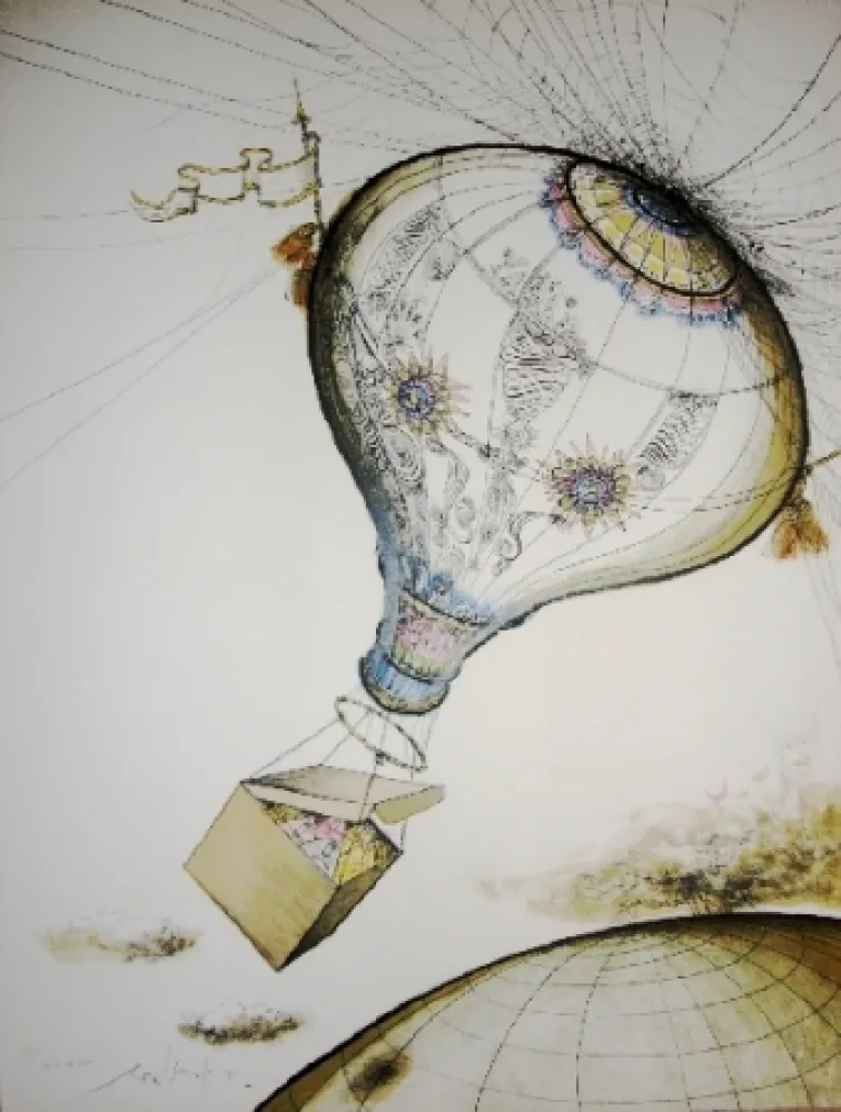 リトグラフ Searle - It's in the wind