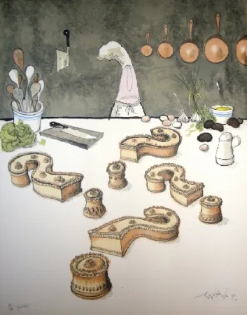 リトグラフ Searle - Quo Vadis