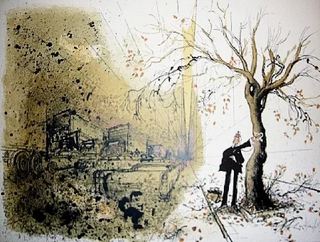 リトグラフ Searle - The Casualty