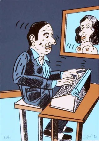 リトグラフ Segui - Dractylo