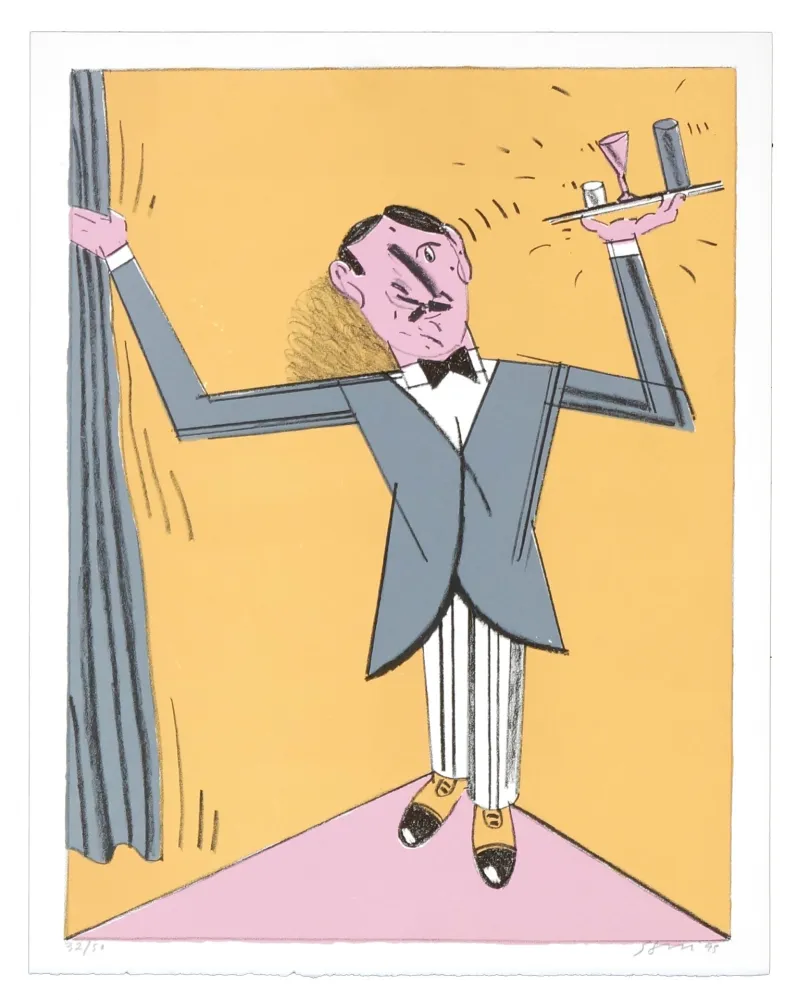 リトグラフ Segui - Garçon