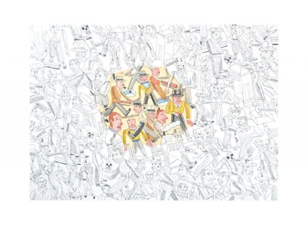 エッチングと　アクチアント Segui - LA FOULE