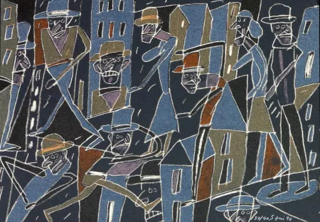 リトグラフ Segui - Le froid bleu des contre nuits 2