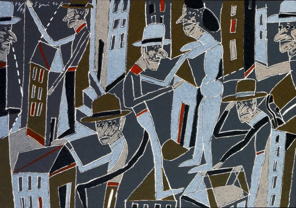 リトグラフ Segui - Le froid bleu des contre nuits 3