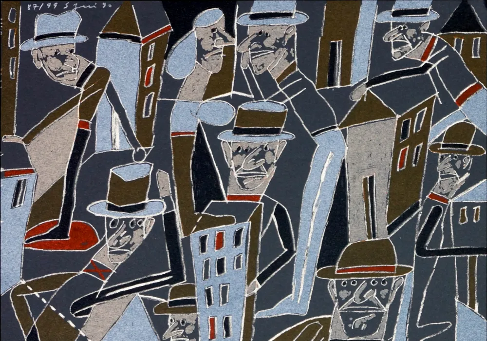 リトグラフ Segui - Le froid bleu des contre nuits 5