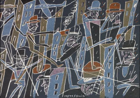 リトグラフ Segui - Le froid bleu des contre nuits 6