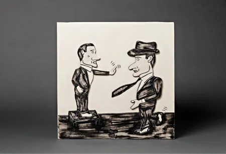 セラミック Segui - Pièce murale