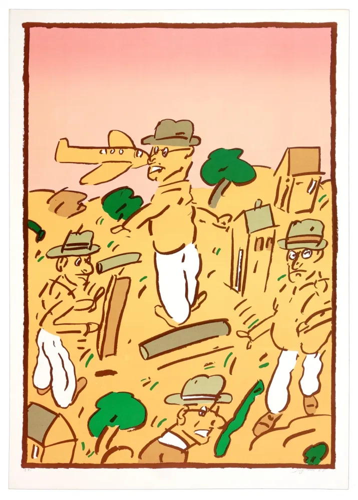 リトグラフ Segui - Salon de Mai