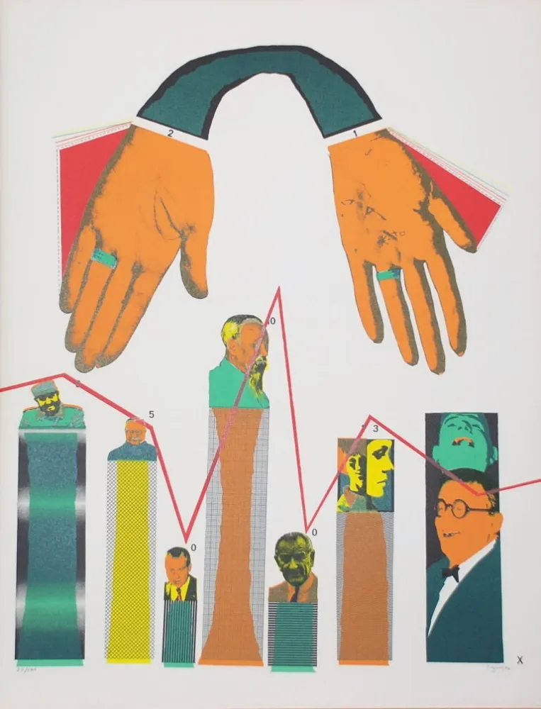 リトグラフ Segui - Sans Démagogie