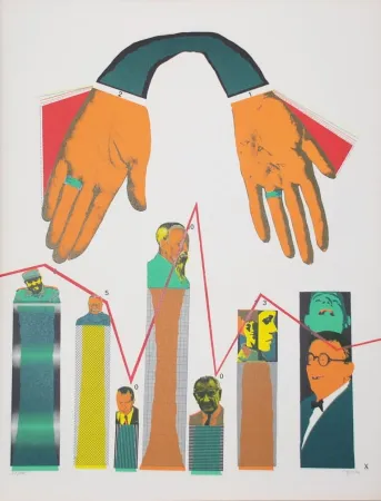 リトグラフ Segui - Sans Démagogie