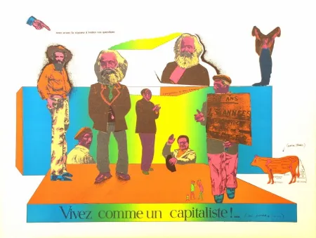 リトグラフ Segui - Sans Démagogie