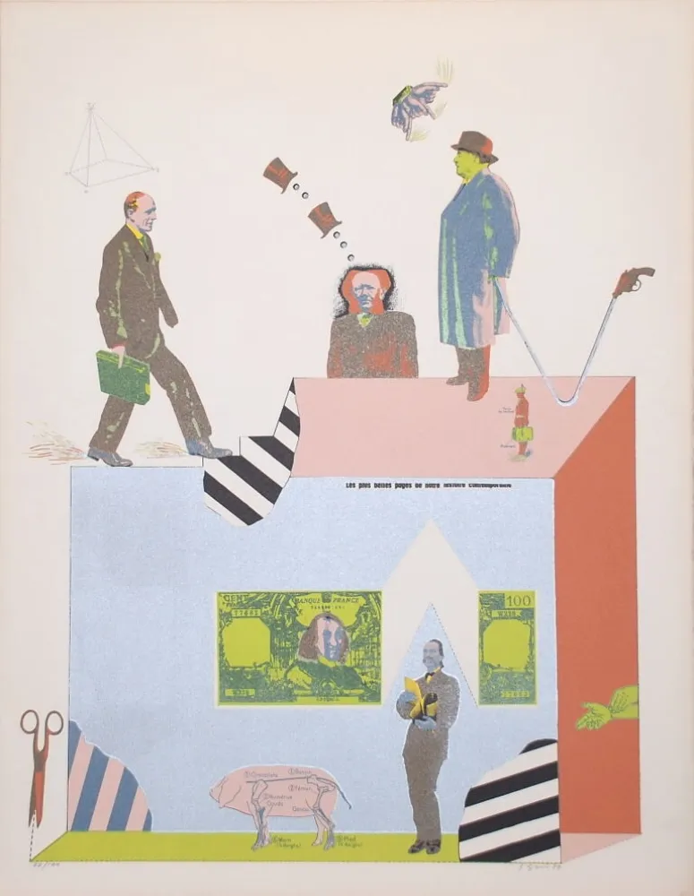 リトグラフ Segui - Sans Démagogie