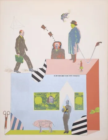 リトグラフ Segui - Sans Démagogie