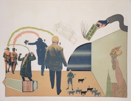 リトグラフ Segui - Sans Démagogie