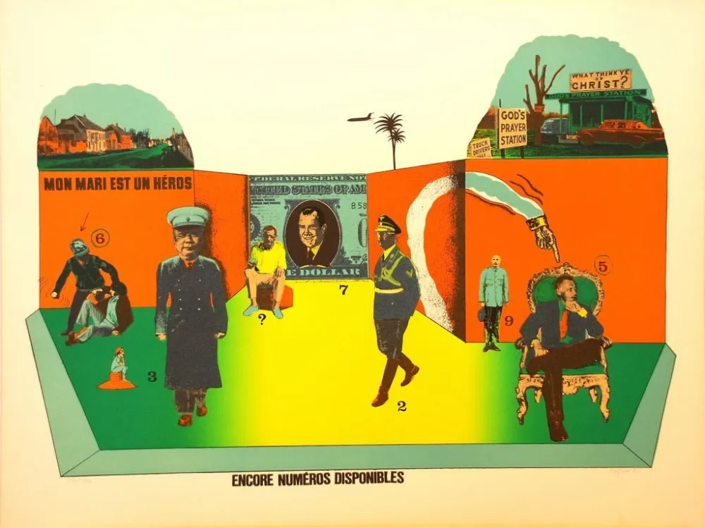 リトグラフ Segui - Sans Démagogie