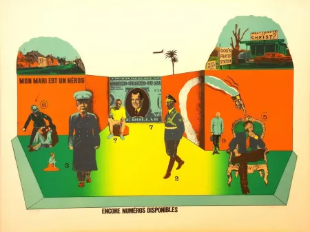 リトグラフ Segui - Sans Démagogie