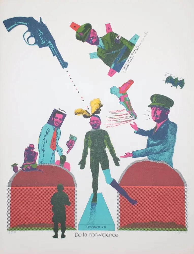 リトグラフ Segui - Sans Démagogie