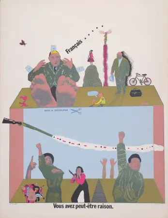 リトグラフ Segui - Sans Démagogie