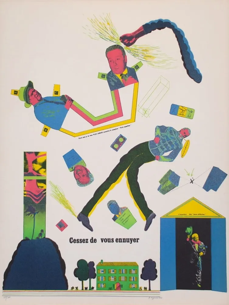 リトグラフ Segui - Sans Démagogie