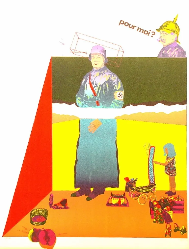 リトグラフ Segui - Sans Démagogie