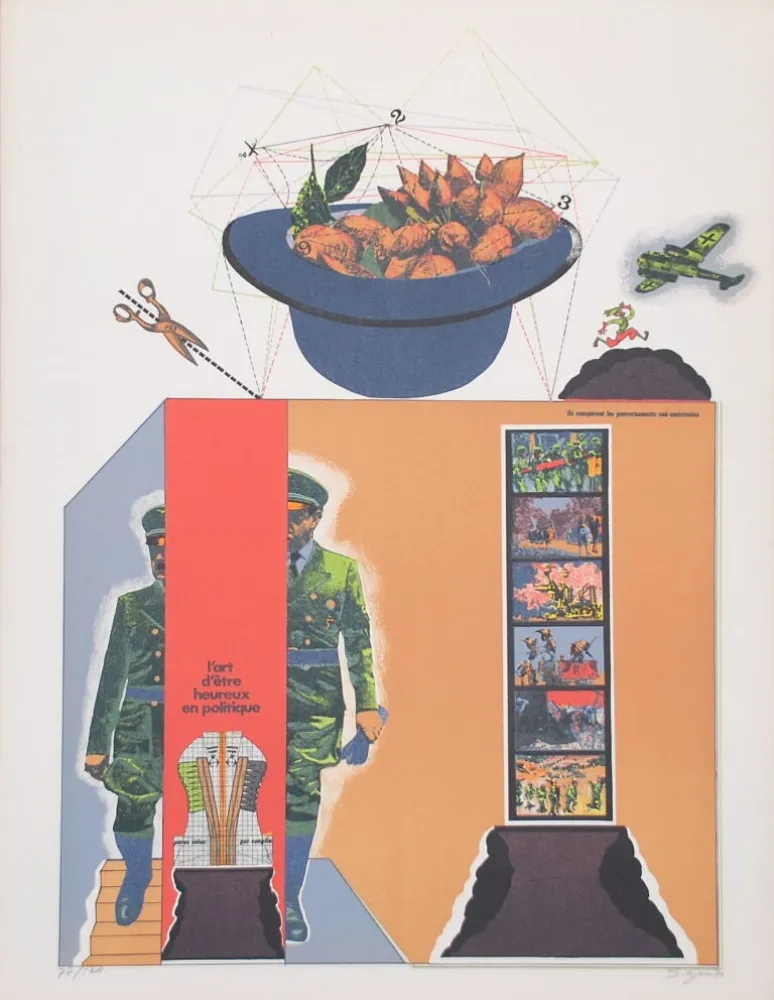 リトグラフ Segui - Sans Démagogie