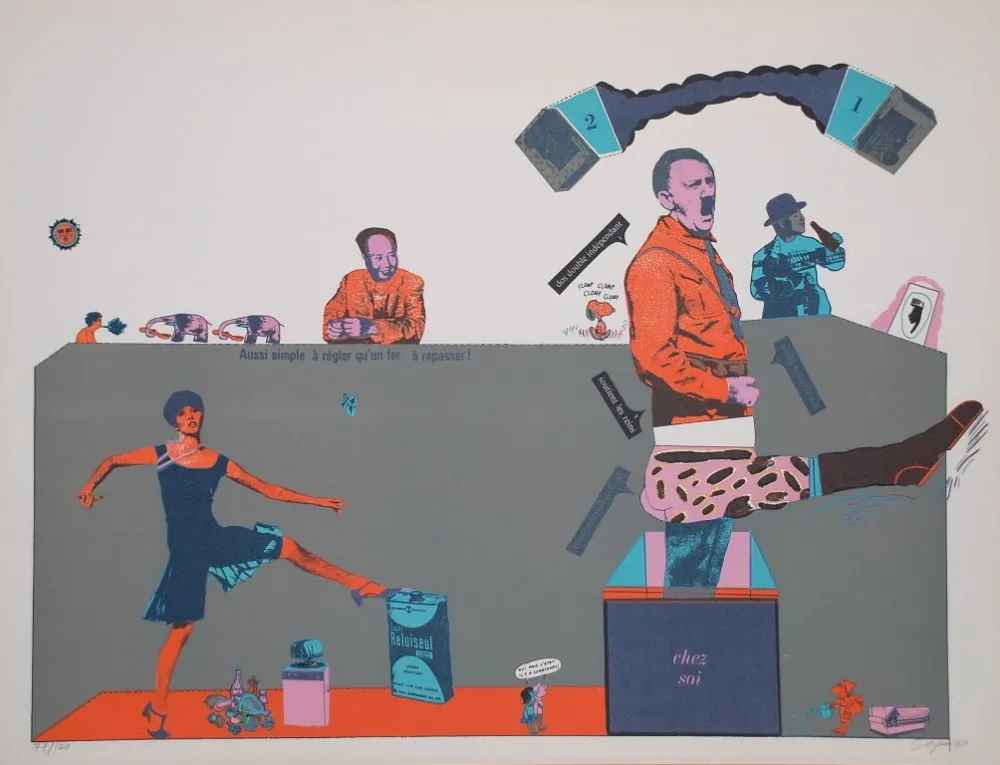 リトグラフ Segui - Sans Démagogie