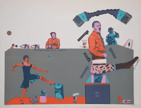 リトグラフ Segui - Sans Démagogie