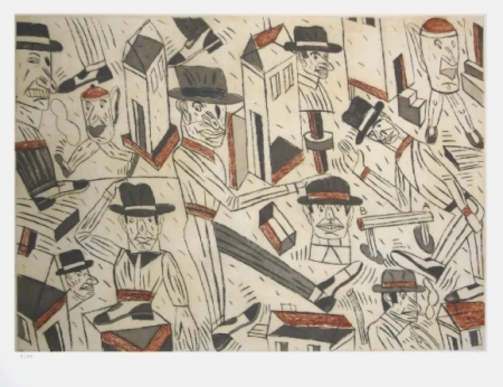 エッチング Segui - Sans titre