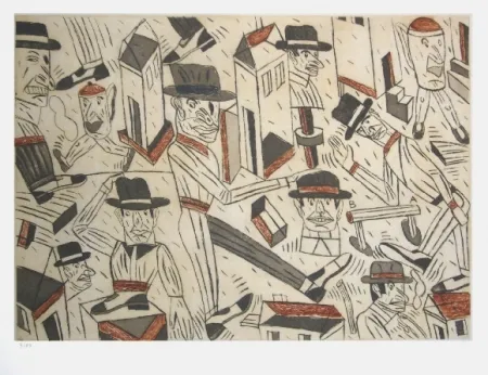 エッチング Segui - Sans titre