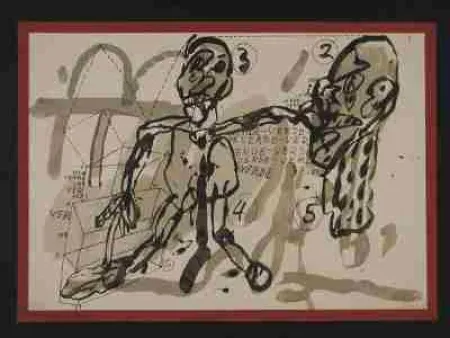 シルクスクリーン Segui - Sans titre