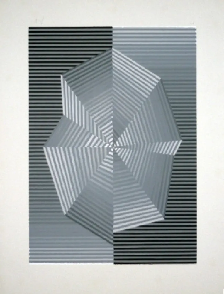 シルクスクリーン Sempere - Composicción II