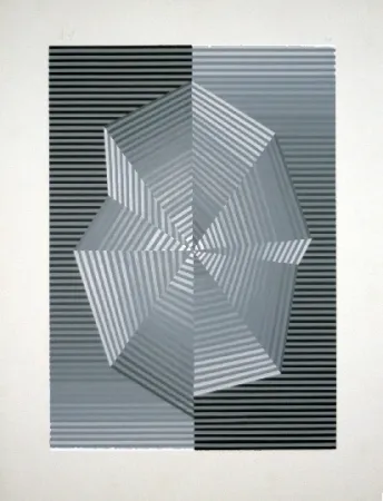 シルクスクリーン Sempere - Composition 1