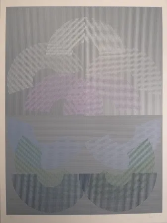 シルクスクリーン Sempere - Sin título