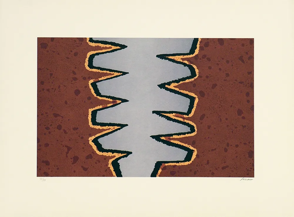 リトグラフ Serrano - Diálogo de contrarios