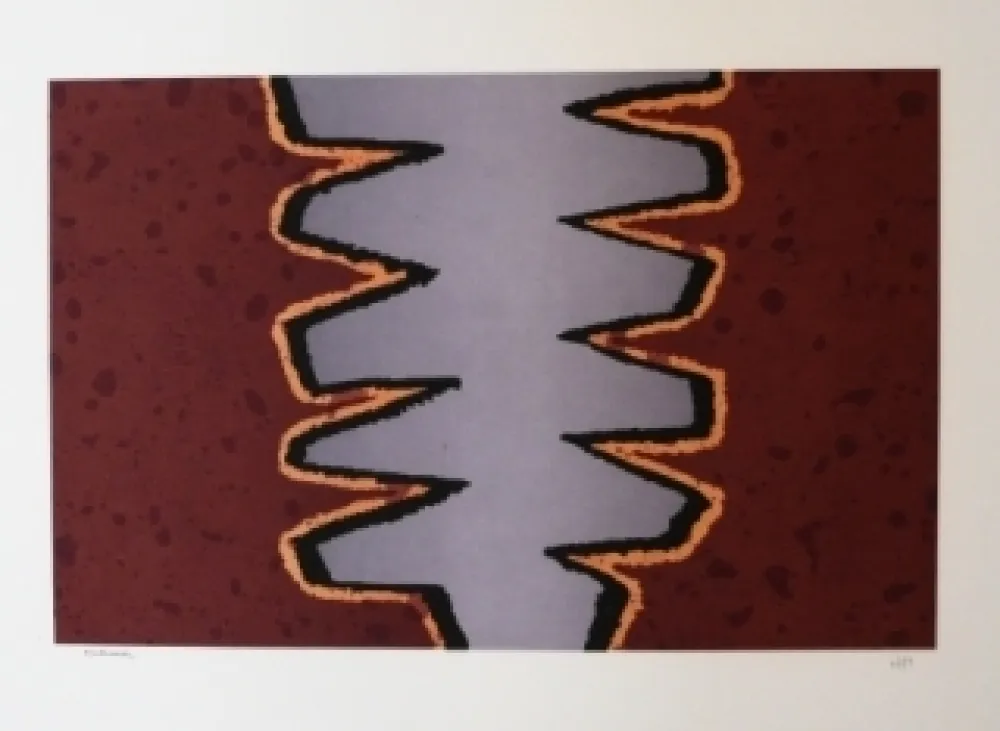 リトグラフ Serrano - Dialogo de contrarios