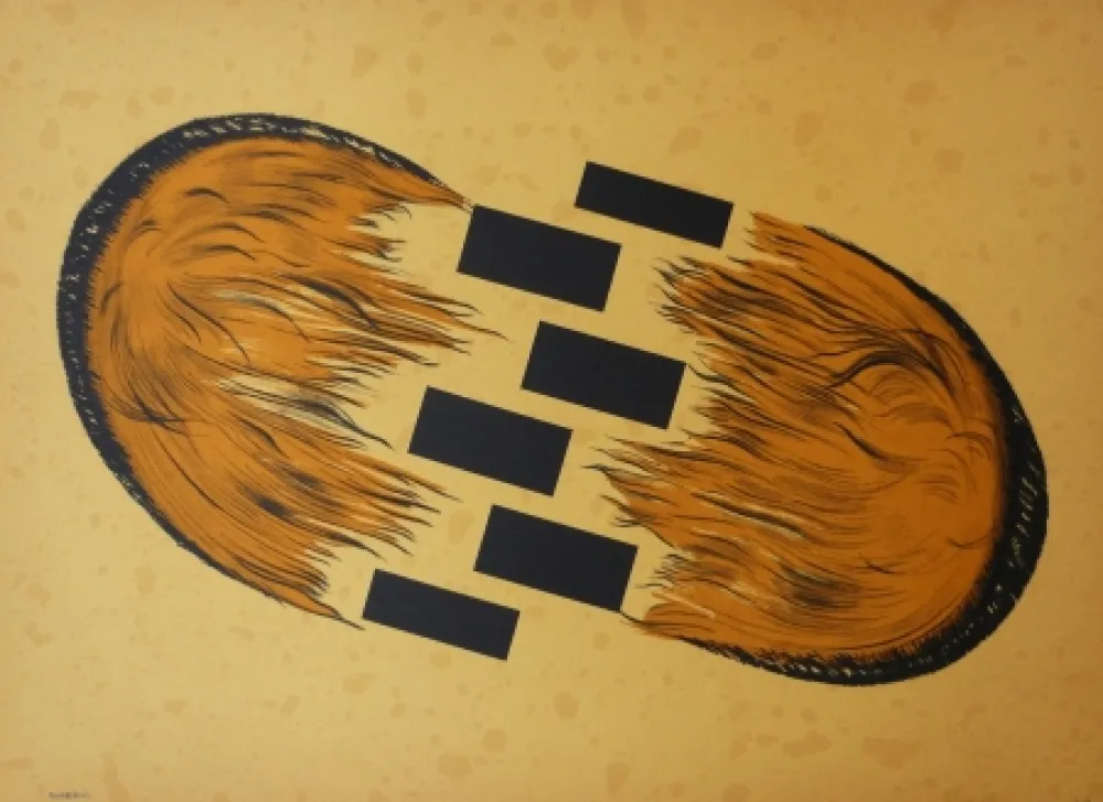 リトグラフ Serrano - Dialogo del viento