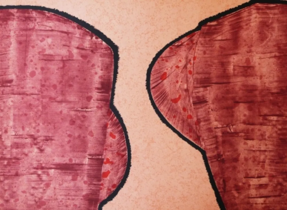 リトグラフ Serrano - Dialogue