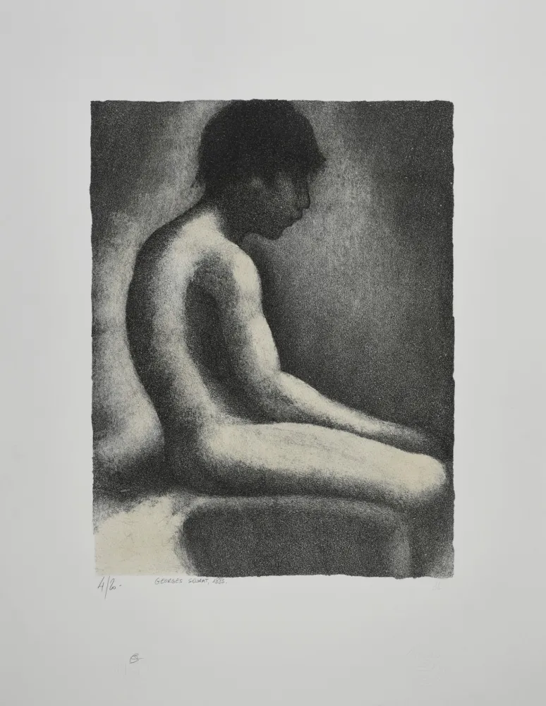 リトグラフ Seurat - NU ASSIS / SEATED NUDE, 1883