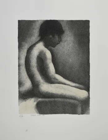 リトグラフ Seurat - NU ASSIS / SEATED NUDE, 1883