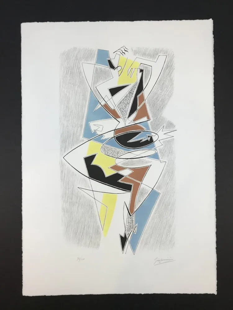 リトグラフ Severini - ARLECCHINO