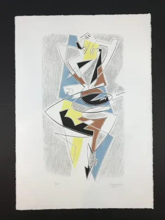 リトグラフ Severini - ARLECCHINO