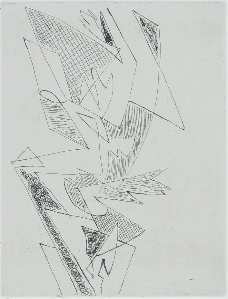 エッチング Severini - Composizione