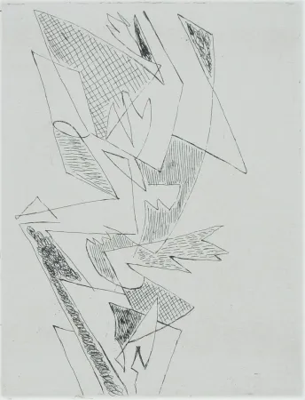 エッチング Severini - Composizione