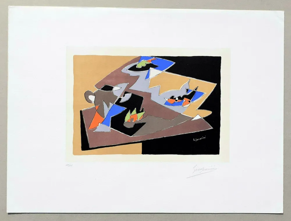 リトグラフ Severini - Natura morta