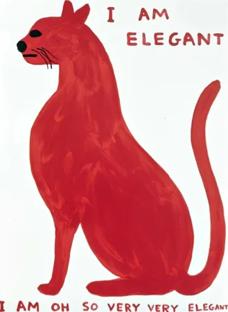 シルクスクリーン Shrigley - I Am So Elegant