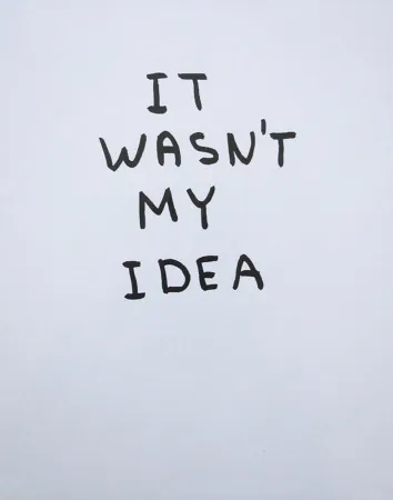 多数の Shrigley - It Wasn't My Idea